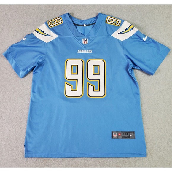 Nike Other - Nike Los Angeles Chargers Jersey Mens 2XL Blue NFL Players Joey Bosa 99 On Field